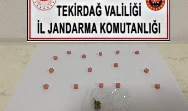 Tekirdağ'da uyuşturucu ve silah ele geçirildi