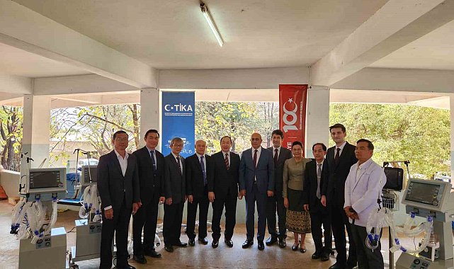 TİKA'dan Laos'ta Mittaphab Hastanesi'ne tıbbi donanım desteği