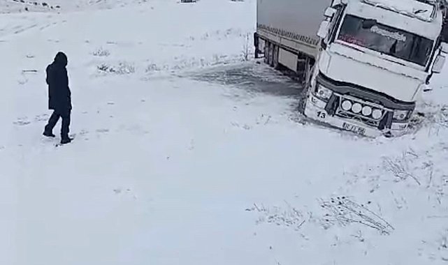 Tır sürücüsü navigasyon mağduru oldu