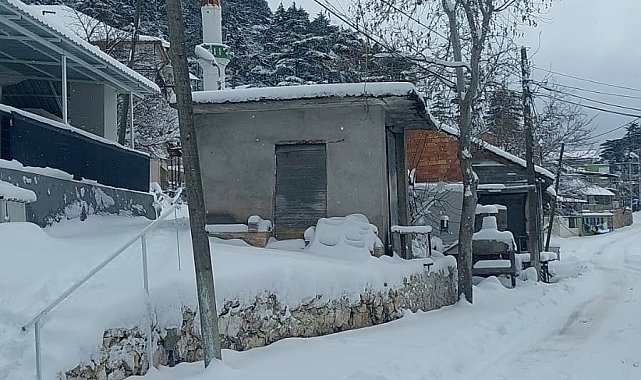 Toroslar'a yağan kar sevinci