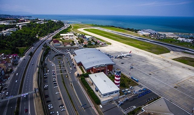 Trabzon Havalimanı'nda modernizasyon çalışmaları sürüyor