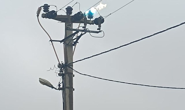 Trafoda çıkan yangını itfaiye ekipleri söndürdü