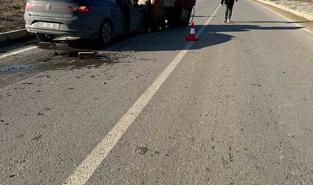 Traktörün ortadan ikiye bölündüğü kazada 5 kişi yaralandı