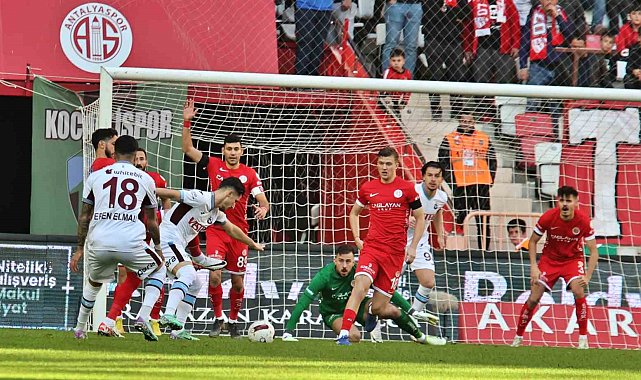 Trendyol Süper Lig: Antalyaspor: 0 - Trabzonspor: 1