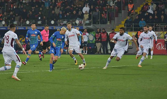 Trendyol Süper Lig: Çaykur Rizespor: 0 - Trabzonspor: 0