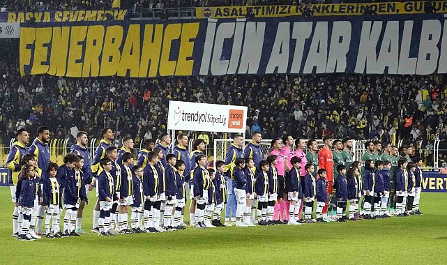 Trendyol Süper Lig: Fenerbahçe: 1 - Konyaspor: 0