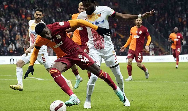 Trendyol Süper Lig: Galatasaray: 2 - Kayserispor: 1