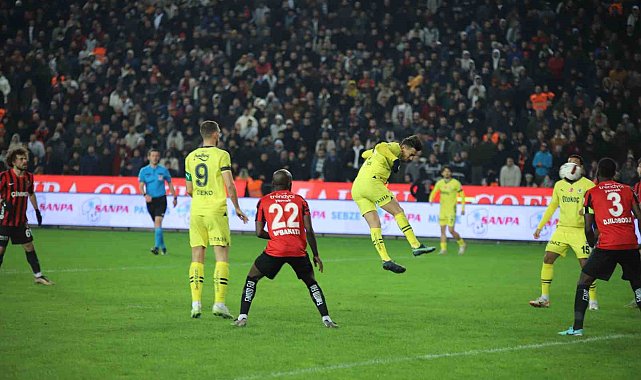 Trendyol Süper Lig: Gaziantep FK: 0 - Fenerbahçe: 1