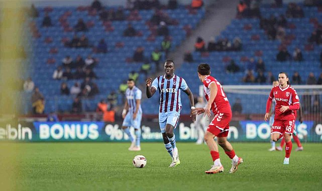 Trendyol Süper Lig: Trabzonspor: 2 - Samsunspor: 1
