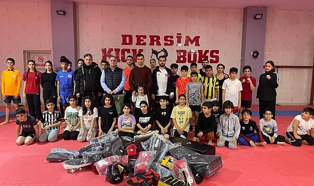 Tunceli'nin başarılı kulübüne yurt dışından malzeme desteği