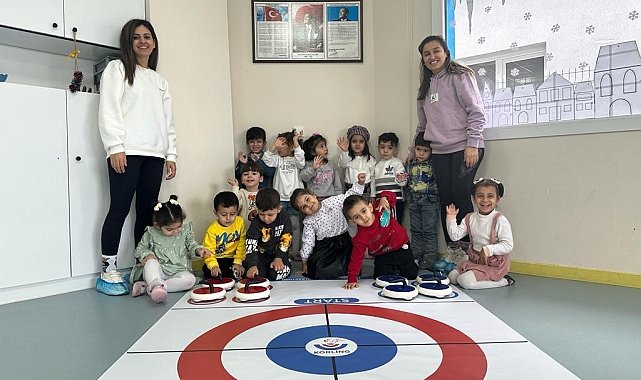 Turgutlu'da ilk kez 'Floor Curling' heyecanı yaşandı