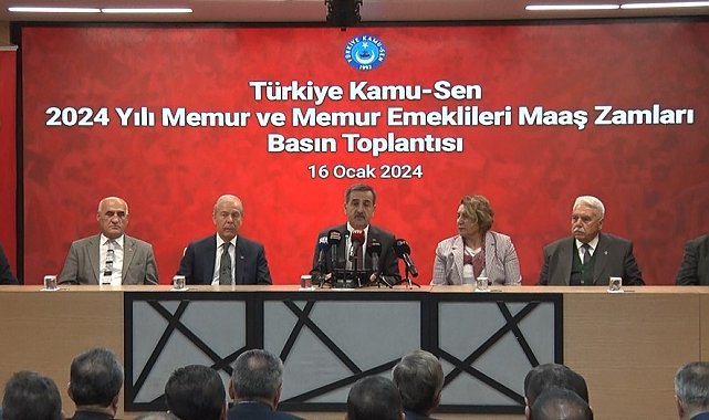 Türkiye Kamu-Sen Genel Başkanı Kahveci: "İlave ek ödeme tutarı emekli maaşlarına dahil edilsin"