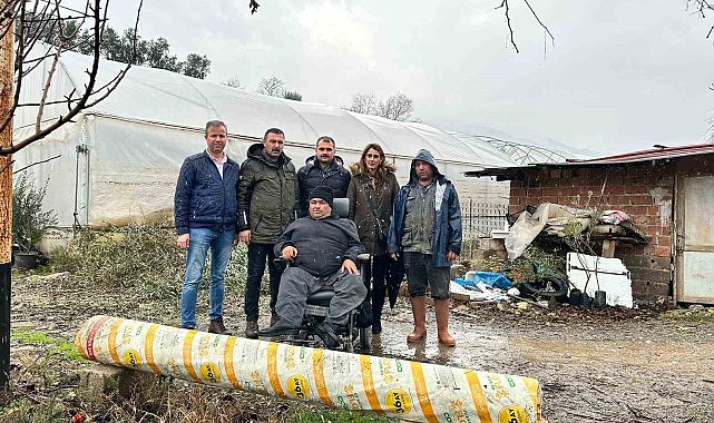 Üreticilere sera naylonu desteği devam ediyor