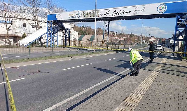 Üst geçidi kullanmayınca canından oldu