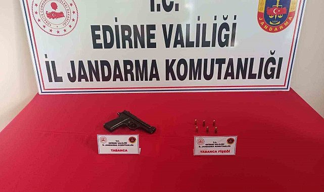 Üzerinde silahla yakalanan şahıs gözaltına alındı