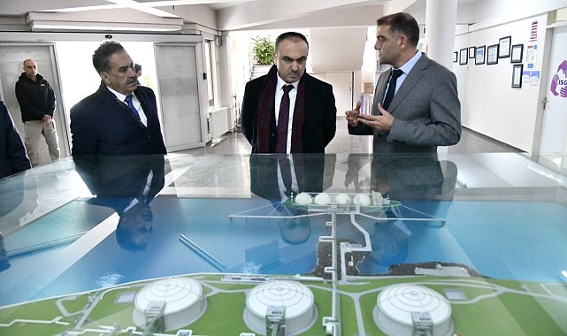 Vali Soytürk, BOTAŞ LNG depolama tesisini inceledi