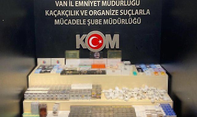 Van'da gümrük kaçakçılığı operasyonları