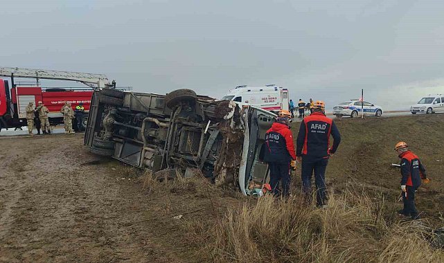 Van'da trafik kazasındaki yaralı sayısı 27'ye yükseldi