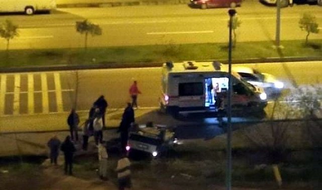 Virajı alamayan araç kanala düştü: 1 yaralı