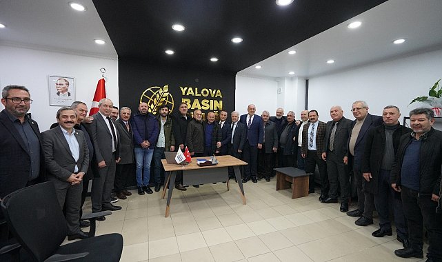 Yalova Basın Birliği'nin merkezi törenle açıldı.