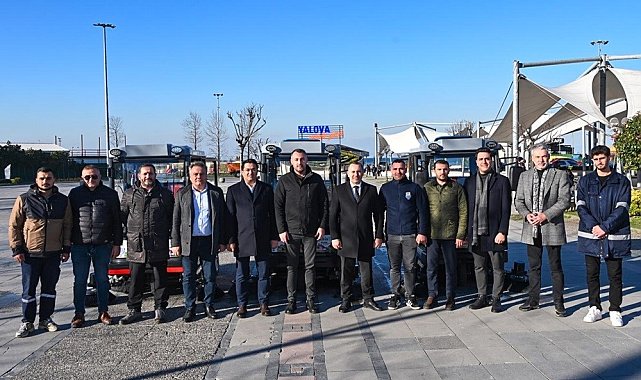 Yalova Belediyesi'ne 3 yeni zemin süpürme makinesi