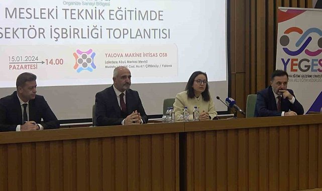 Yalova OSB&#039;de Mesleki Teknik Eğitimde İşbirliği Toplantısı