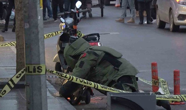Yalova'da scooter üzerine bırakılan şüpheli çanta fünyeyle patlatıldı