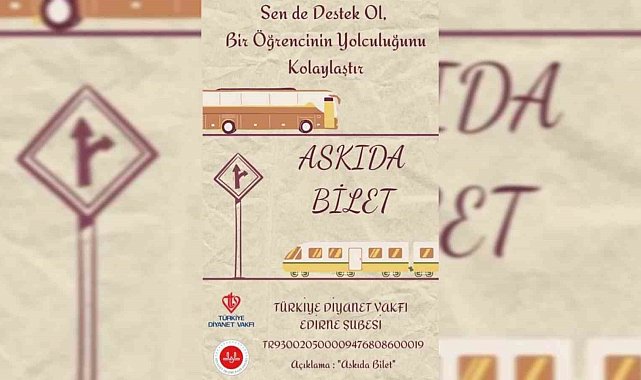 Yarıyıl tatiline gidemeyen üniversite öğrencileri için askıda bilet uygulaması