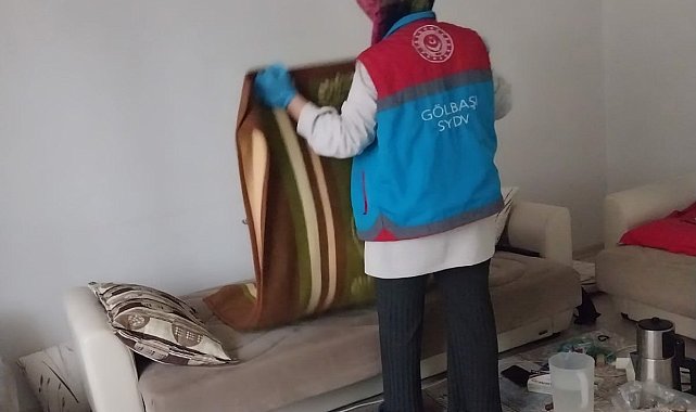 Yaşlı, engelli ve kronik hastaların ev temizliği yapılıyor