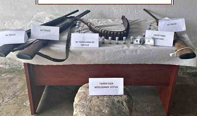 Yatağan'da tarihi eser ve sahte para operasyonu