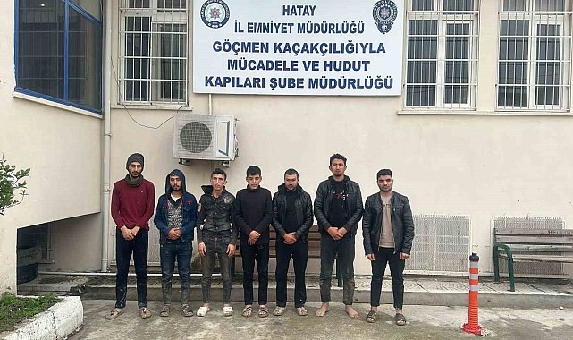 Yurda kaçak yollarla giren göçmen şahıslar polis ekipleri tarafından yakalandı