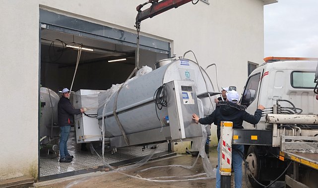 Yüzde 50 hibeli soğuk süt tankı