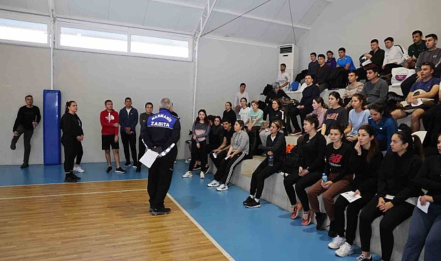 Zabıta kadrosu için ter döktüler