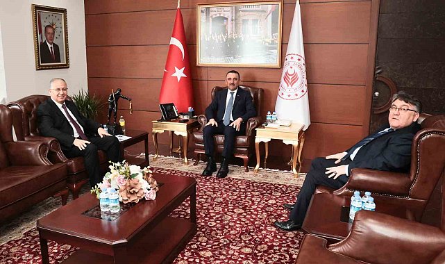 ZBEÜ Rektörü Özölçer ve KOÜ Rektörü Cantürk'ten Vali Hacıbektaşoğlu'na ziyaret