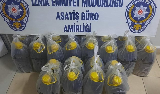 Zeytinyağı hırsızları yakalandı