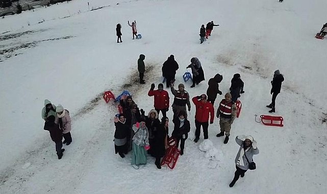 Zigana Dağı Kayak Tesisi'nde güvenli kış turizmi için jandarma çalışmalarını sürdürüyor
