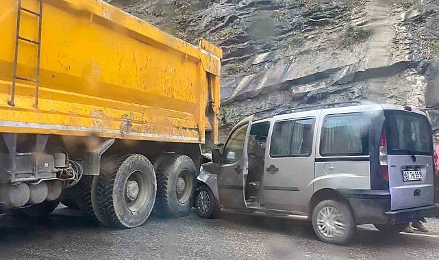 Zonguldak'ta trafik kazası: 1 yaralı