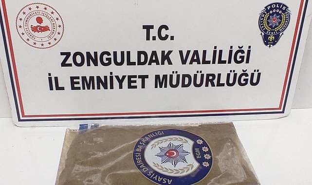Zonguldak'ta uyuşturucu operasyonunda 2 şüpheli tutuklandı