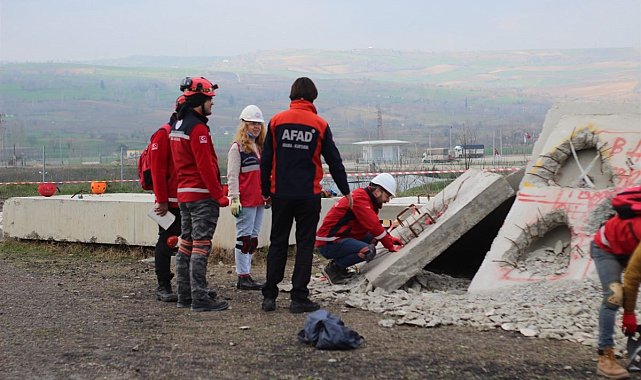100 bin arama kurtarma personeli için Tekirdağ&#039;da afet eğitimi