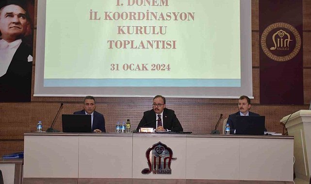 2024 yılı 1. dönem İl Koordinasyon Kurulu toplantısı yapıldı