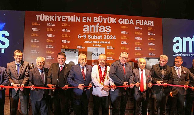 50 bin ziyaretçinin ağırlanacağını 30. Uluslararası Gıda ve İçecek İhtisas Fuarı açıldı