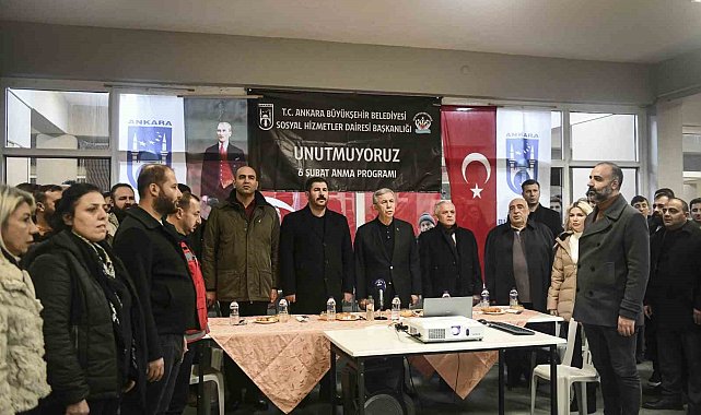ABB 6 Şubat depremlerinde hayatı kaybeden vatandaşları andı