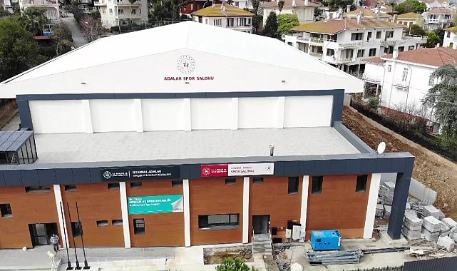 Adalar Spor Kompleksi'nin yapımı tamamlandı