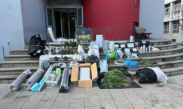 Adana'da narkotik polisleri 10 kilo bonzai ele geçirdi