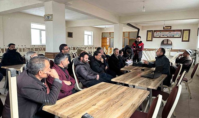 Ağrı'da üreticilere tarım ve hayvancılık eğitimi