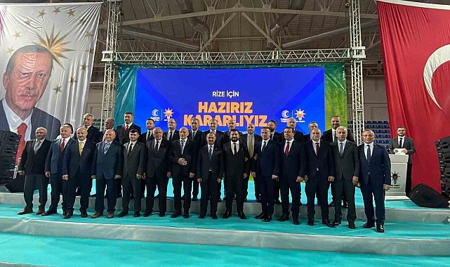 AK Parti Rize ilçe ve belde belediye başkan adayları tanıtıldı