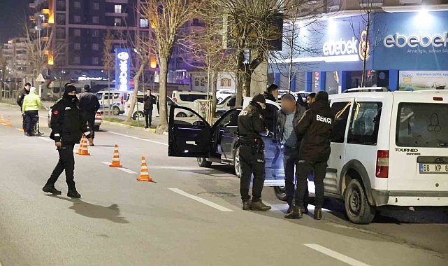 Aksaray polisinden şehir genelinde şok uygulama