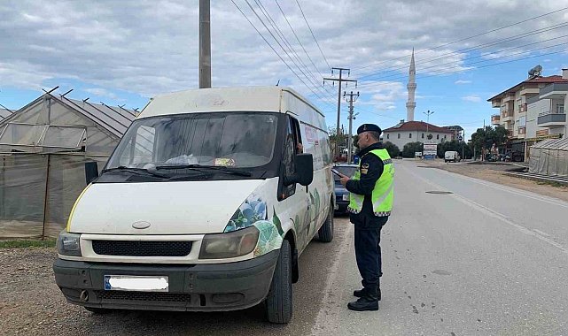 Alanya'da 17 araç trafikten men edildi