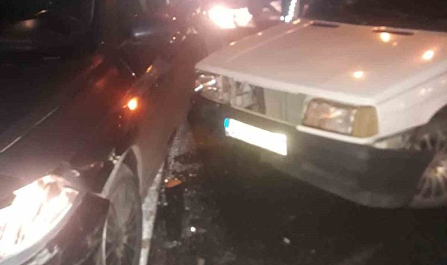 Alanya'da zincirleme kaza: 1 yaralı