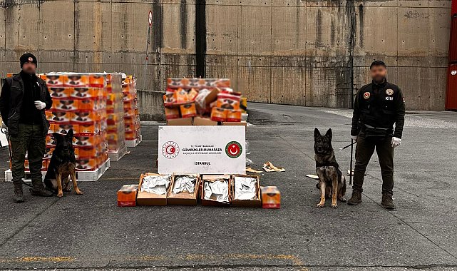 Ambarlı Limanı'nda zehir tacirlerine yönelik operasyon: 36 milyon liralık uyuşturucu ele geçirildi